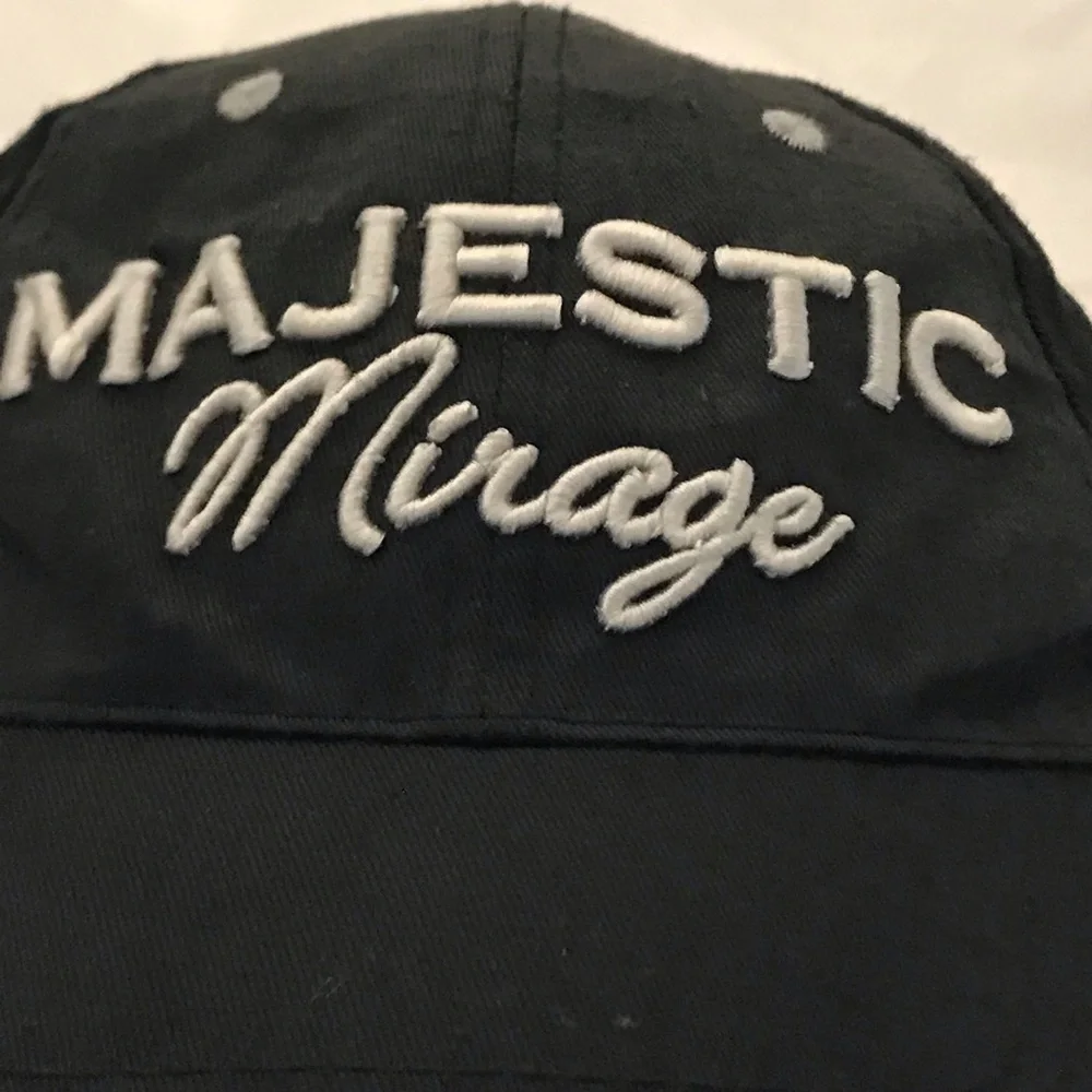 Majestic Mirage Punta Cana Adjustable Black Travel Beach Baseball Cap